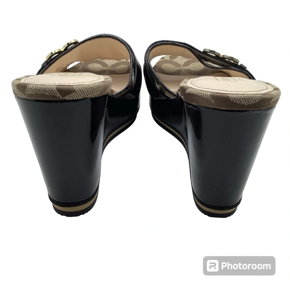 {COACH}GERI Wedge Sandals - Picture 6 of 8